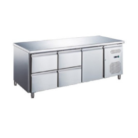 UNIFROST MESA 700 REFRI 1 PUERTA-4 CAJONES SIN PETO Ref: RCP1807-4C