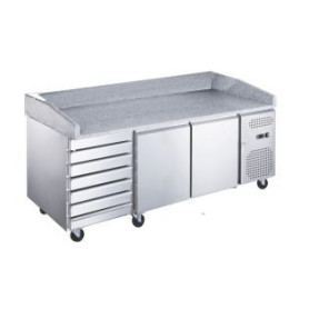 UNIFROST MESA DE PIZZA - ENCIMERA DE GRANITO- COMPARTIMENTO NEUTRO Ref: PZ2030GK