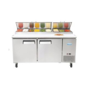 UNIFROST MESA PIZZA 900 AMERICANA con TABLA DE CORTE 3 PUERTAS Ref: PST1700K