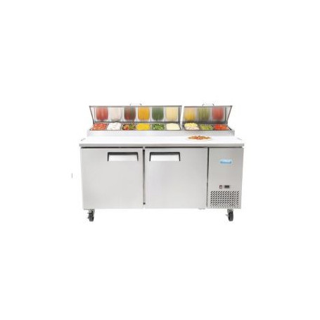 UNIFROST MESA PIZZA 900 AMERICANA con TABLA DE CORTE 3 PUERTAS Ref: PST1700K