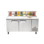 UNIFROST MESA PIZZA 900 AMERICANA con TABLA DE CORTE 3 PUERTAS Ref: PST1700K